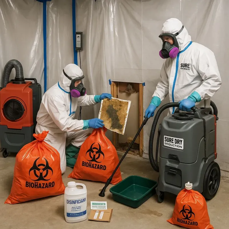 Contaminated Water Handling Protocols process in Potter County, SD